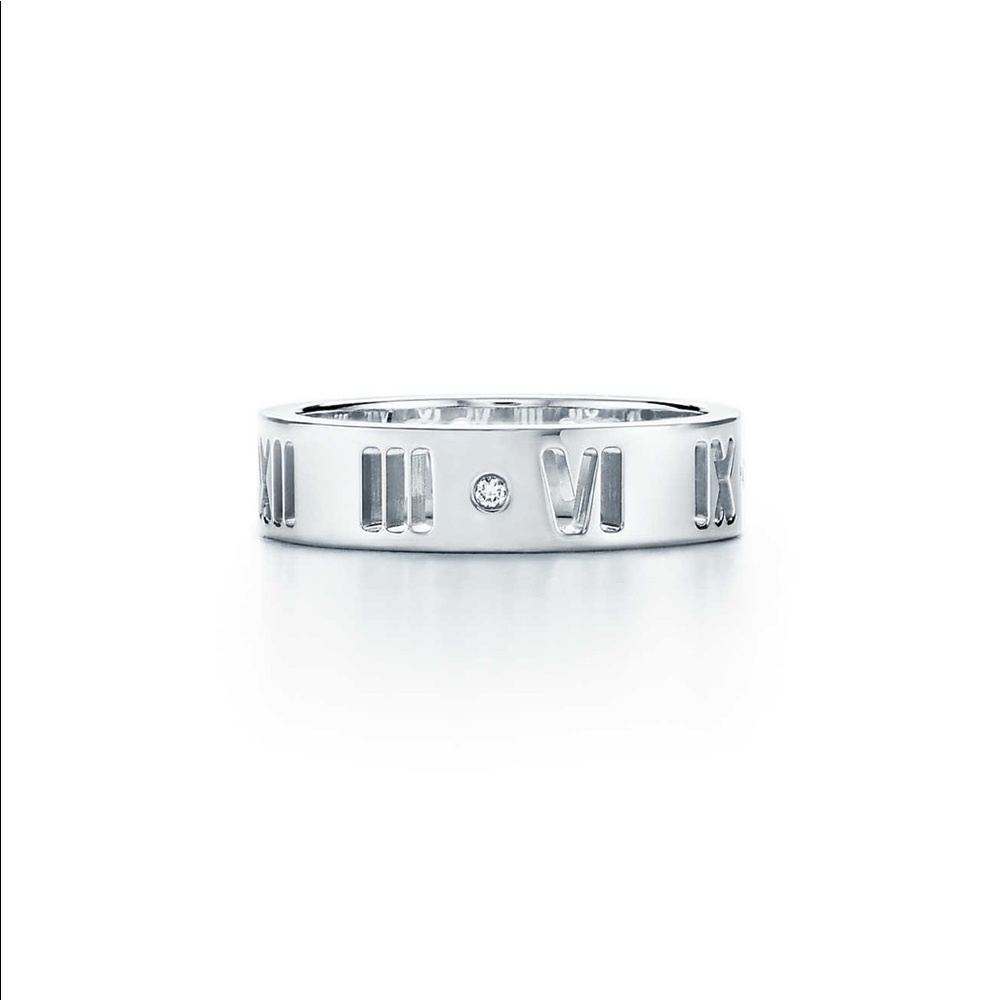 Tiffany Atlas Pierced Diamond Ring